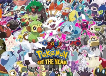 官方开启Google「Pokémon of the Year」投票活动！赶快投票给你最喜欢的Pokemon吧！