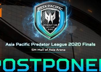 官方宣布Asia Pacific Predator League 2020比赛将延迟至6月份或7月份！