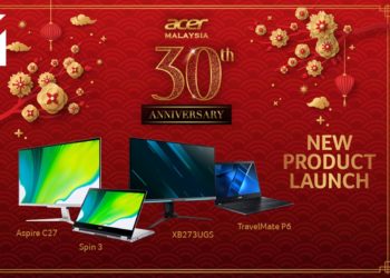 大马Acer欢庆30周年！推介一系列笔电和屏幕新产品，购买特定产品还可以获得丰富赠品！