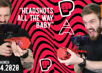 游戏外设制造商Arkade与知名直播主PewDiePie携手合作，为Arkade Motion Blaster进行“Indiegogo”活动！体验你的手机变成轻型枪支！