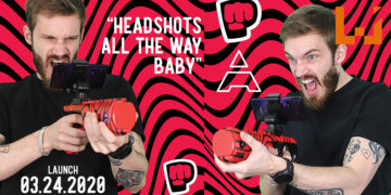 游戏外设制造商Arkade与知名直播主PewDiePie携手合作，为Arkade Motion Blaster进行“Indiegogo”活动！体验你的手机变成轻型枪支！