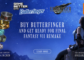 Square Enix将与Butterfinger展开另类联动！购买巧克力棒可兑换《Final Fantasy VII》重制版Tifa动态主题和游戏物品！