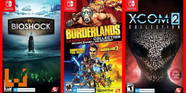 官方宣布《BioShock》,《XCOM 2》和《Borderlands》游戏系列将在5月29日登陆NS平台!