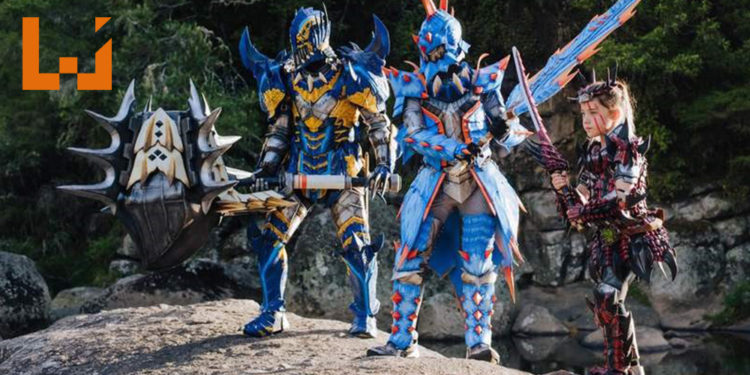 永不熄灭的狩猎之魂！国外一家Cosplay《Monster Hunter》猎人！女儿黑炎王套装十分可爱！