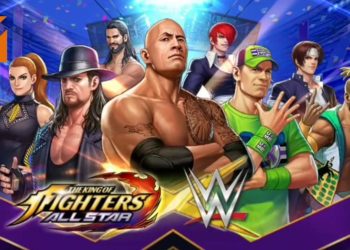 手游《The King of Fighters ALLSTAR》国际版将与《WWE》进行联动！John Cena、The Rock、The Undertaker等角色将华丽登场！