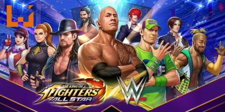 手游《The King of Fighters ALLSTAR》国际版将与《WWE》进行联动！John Cena、The Rock、The Undertaker等角色将华丽登场！