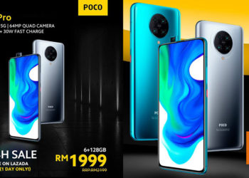 POCO F2 Pro将于6月10日在Lazada商店开启一日促销价RM1,999!手机搭载Snapdragon 865处理器、64MP主摄、4,700mAh电池、支持30W快充等!