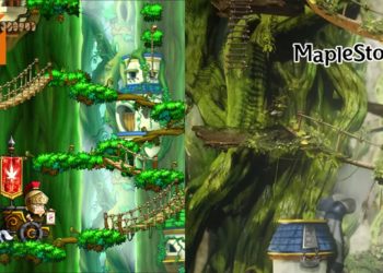 韩国大神制作《MapleStory》民间重制版！Ellinia和Temple of Time的地图被3D化，效果令人惊艳！