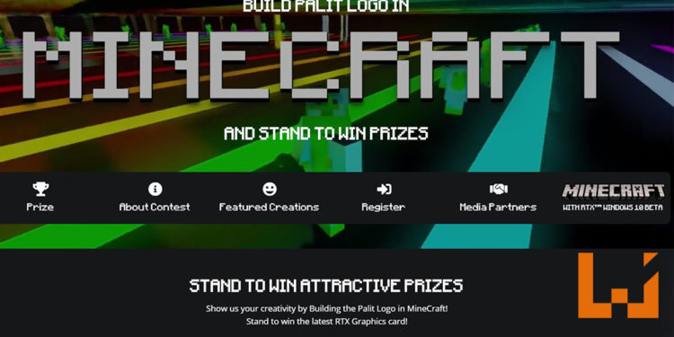 “Build a PALIT logo in Minecraft”活动正式开启！丰富的奖品，例如PALIT GeForce RTX 2080 SUPER GameRock显卡等着玩家来赢取！
