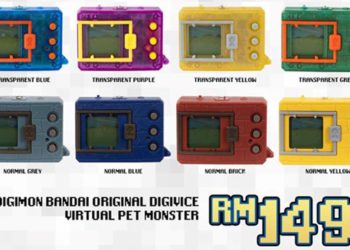 大马游戏零售商Impulse Gaming售卖《Digimon》20周年Pet Monster暴龙机！售价为RM149！