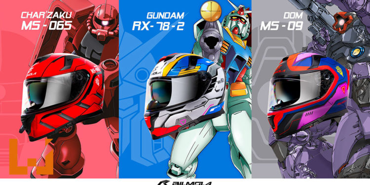 泰国知名安全帽品牌Bilmora与《Gundam》联名合作,推出三款时髦的限量全罩式安全帽!