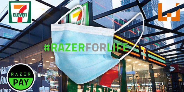 Razer将在7月1日起免费送口罩！凡是Razer Pay用户就可到7-11商店免费领取！