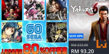 官方庆祝SEGA成立60周年纪念，在PS Store限时举办游戏大减价！