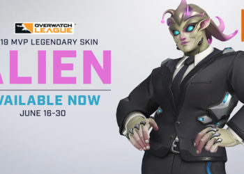 《Owerwatch》职业电竞联赛推出2019年MVP传奇造型！Zarya的Alien皮肤霸气登场！
