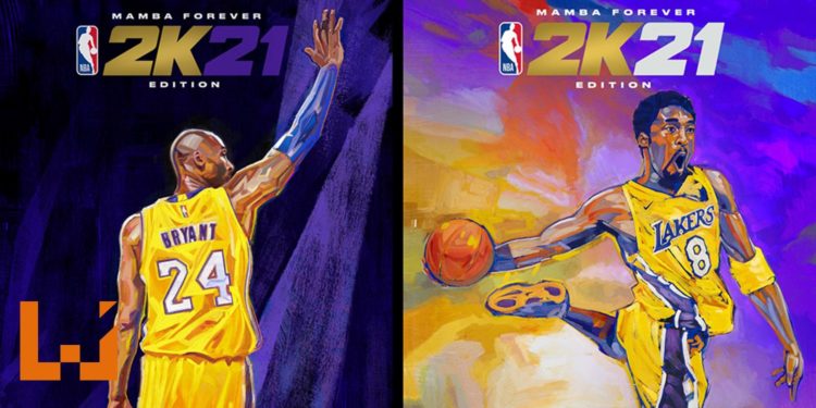 2K公布《NBA 2K21》全版本封面球员阵容！Kobe Bryant将担任《NBA 2K21》Mamba Forever版的封面球员！