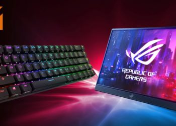 ROG公布新ROG Cetra RGB耳机，ROG Falchion键盘和ROG Strix XG16便携式屏幕！