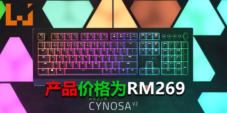 Razer公布Razer Cynosa V2键盘！让玩家有真正的RGB游戏体验！
