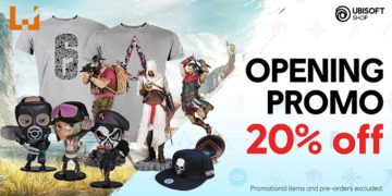 大马Ubisoft网店正式开张！官方限时举办特别促销，游戏周边产品折扣高达20%！
