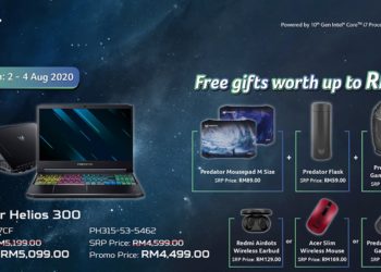 大马Acer宣布Acer Day活动,玩家一起来Feel the Vibe!8月3日将有Massive Deal活动,特定产品将折扣高达83% !