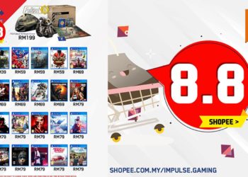大马零售商Impulse Gaming在Shopee举办8.8大促销！众多PS4游戏和《Digimon》20周年Pet Monster暴龙机都有特价！
