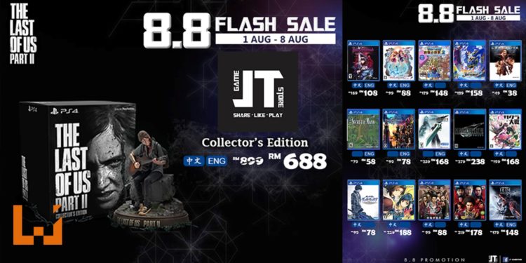 大马零售商JT Game Store限时游戏大促销活动已经开始!众多PS4和Switch游戏纷纷打折!