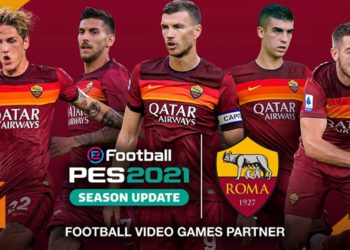 KONAMI和罗马体育会建立长期的独占合作伙伴关系，为《PES 2021》增加助力！
