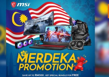 MSI MERDEKA大促销已经开始！众多笔电和电脑配件都有大折扣！
