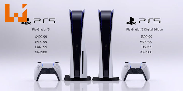 【PS5线上发布会】PS5的售价公布！PS5纯数码版的售价大约RM1,652！实体光碟版的售价大约RM2,065！