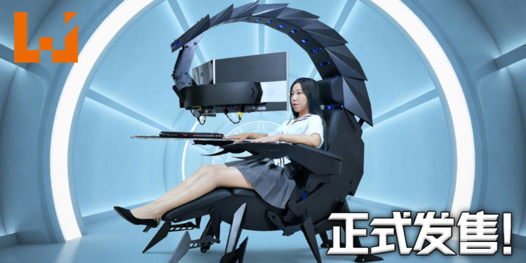 蝎子造型的肥宅快乐椅「天蝎座」！操控巨大蝎子在游戏中战斗！
