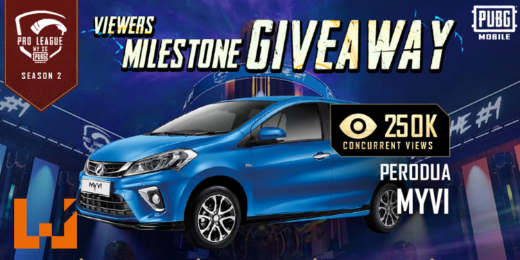看赛事赢新车！观看PUBG MOBILE Pro League (PMPL) MY/SG Grand Finals将有机会赢取新Myvi！