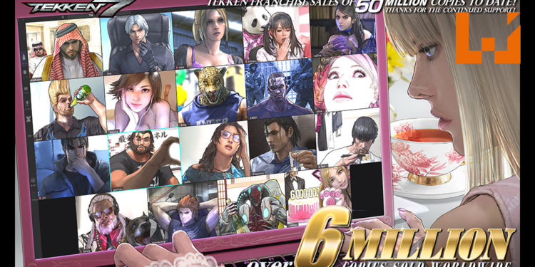 3D格斗游戏《TEKKEN》系列全球总销量突破5000万!《TEKKEN 7》达到600万销量!