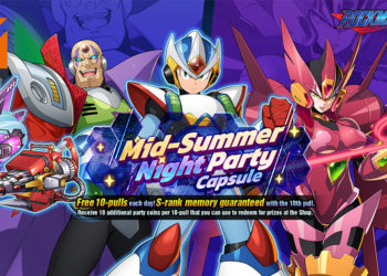 《ROCKMAN X DiVE》BOSS专用「Destructive Laser」登场！烟花的「Pre-Festival Night」开始！