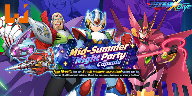 《ROCKMAN X DiVE》BOSS专用「Destructive Laser」登场！烟花的「Pre-Festival Night」开始！