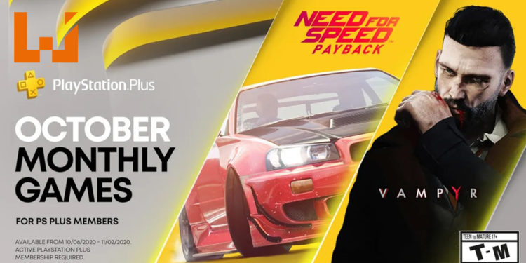 PS Plus 10月免费游戏公布！《极品飞车20：复仇》和《吸血鬼》10月6日起可免费领取！