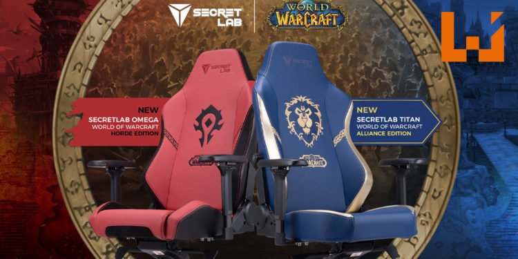 Secretlab与Blizzard推出了《World of Warcraft》版电竞椅！官方还推出了活动要送玩家这款电竞椅！