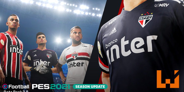 PES2021 DATAPACK2.0更新包已上线！本次更新将带来超过150个球员面貌更新，超过200件新球衣！