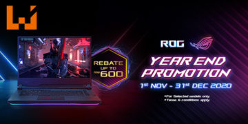 ASUS ROG 于11月1日至12月31日举行年终促销！折扣高达RM600！