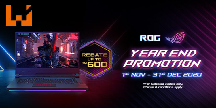 ASUS ROG 于11月1日至12月31日举行年终促销！折扣高达RM600！
