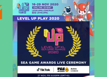 LEVEL UP KL 2020 为 SEA Game Awards 与ASTRO eGG Network 和TikTok进行合作！在数码平台上直播颁奖典礼！