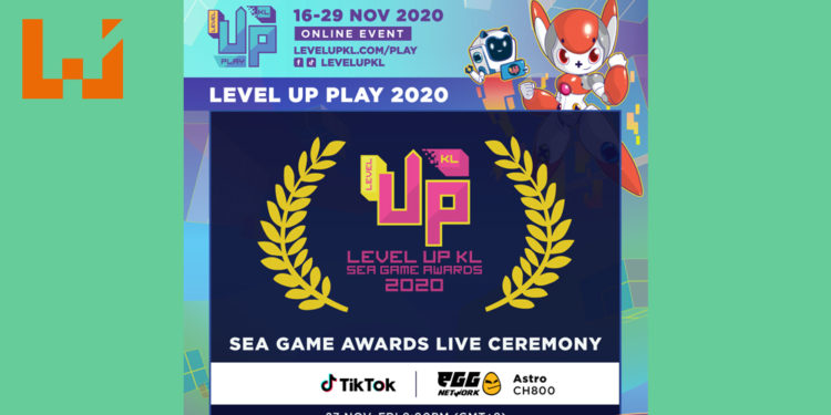 LEVEL UP KL 2020 为 SEA Game Awards 与ASTRO eGG Network 和TikTok进行合作!在数码平台上直播颁奖典礼!