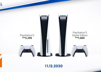 PS5马来西亚11月12日开放预购！PS5纯数码版的售价RM1,869！实体光碟版的售价RM2,299！