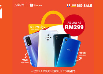 马来西亚vivo邀玩家一起欢庆 Shopee 双十一购物狂欢节！享有vivo智能手机大促销！