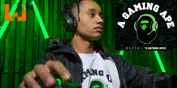 Razer 与 BAPE合作！推出A GAMING APE 品牌系列产品！
