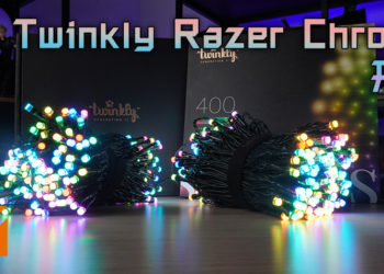 Wanuxi开箱Twinkly Razer Chroma！精致亮丽的可自定义智能灯饰！