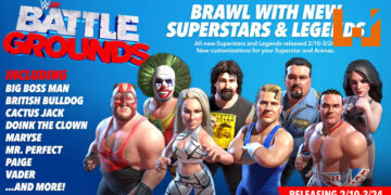 《WWE 2K Battlegrounds》追加新角色！包含了Mr. McMahon、Big Boss Man、Paige等24位角色！