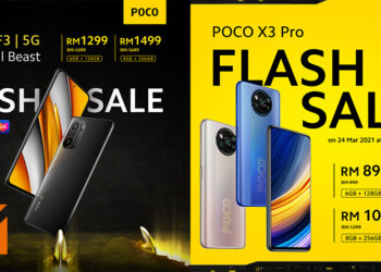 POCO推出两款手机POCO F3与POCO X3 Pro！售价分别为RM1,299与RM899开始起跳！