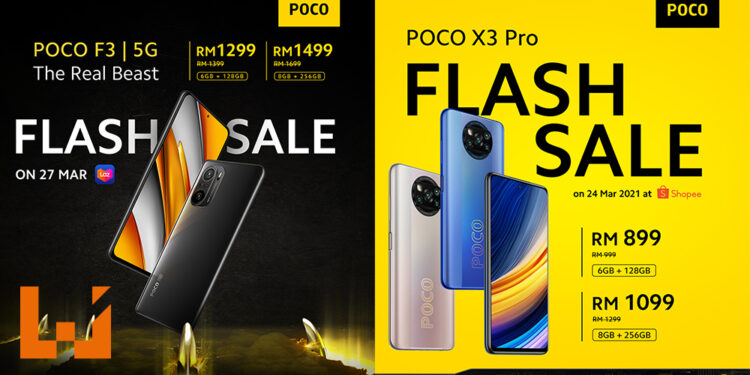 POCO推出两款手机POCO F3与POCO X3 Pro！售价分别为RM1,299与RM899开始起跳！