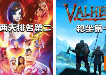 短短两天《Subverse》在Steam销售榜排名第二！《Valheim》稳坐第一！