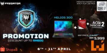 Acer公布新型号Predator Helios 300 以及 Nitro 5电竞笔电！迎合电竞赛事举办促销活动、最低从RM3,799开始！