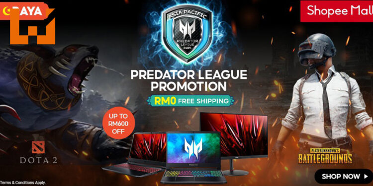 Asia Pacific Predator League 2020/2021正式开打！Acer Malaysia在比赛期间举办促销活动！